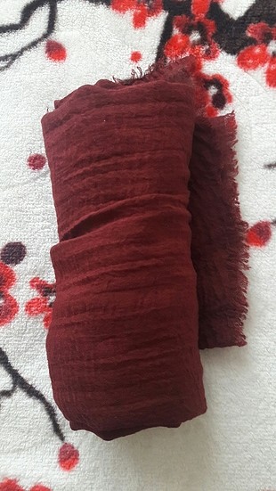 bordo bürümcük şal