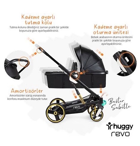 9- 18 kg Beden Huggy Revo bebek arabası
