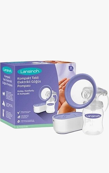 Lansinoh elektirikli süt sağma makinesi + hediyeli