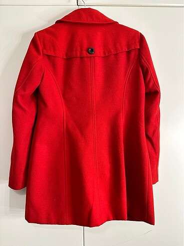 xl Beden Stradivarius Şık Kırmızı Palto