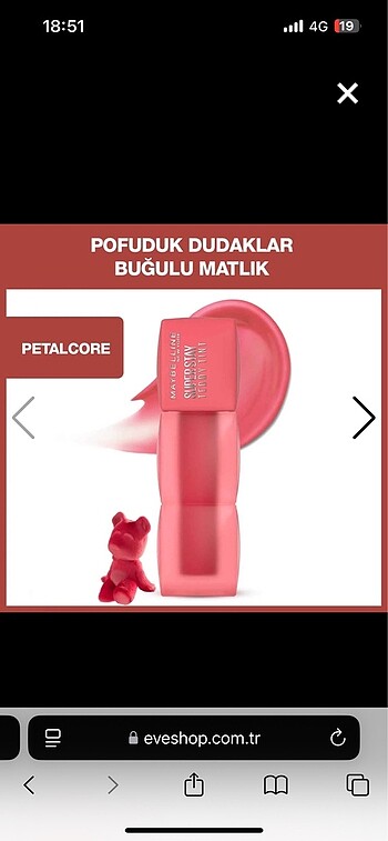 Beden pembe Renk Dudak dolgunlaştırıcı