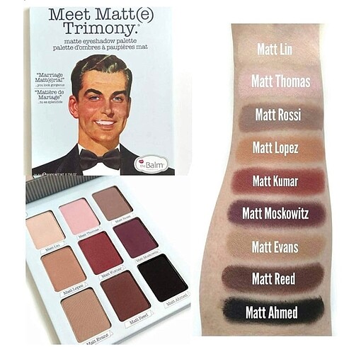 The Balm The balm meet matt(e) Trimony