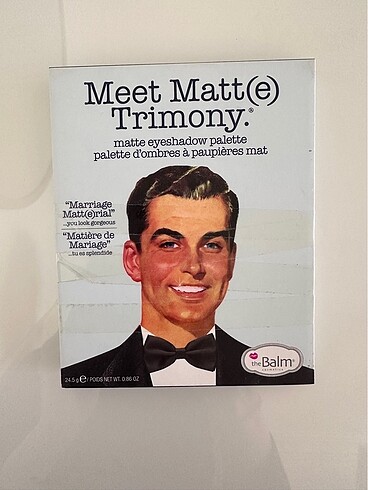 Beden The balm meet matt(e) Trimony