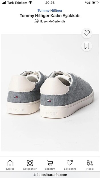 38 Beden gri Renk Tommy Hilfiger