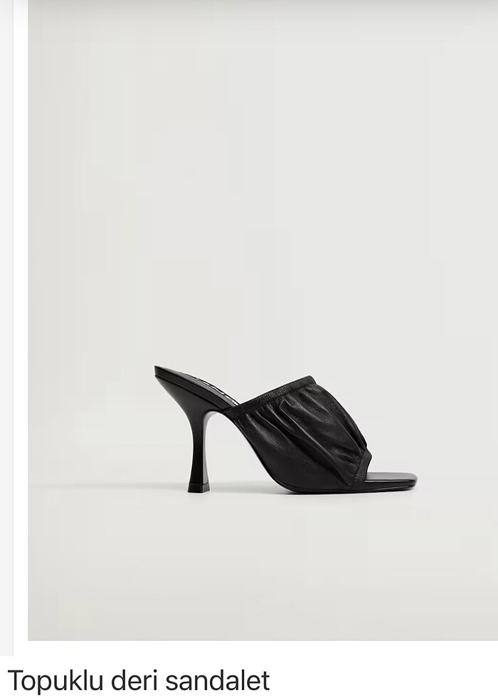 Mango Deri Sandalet - Görsel 3