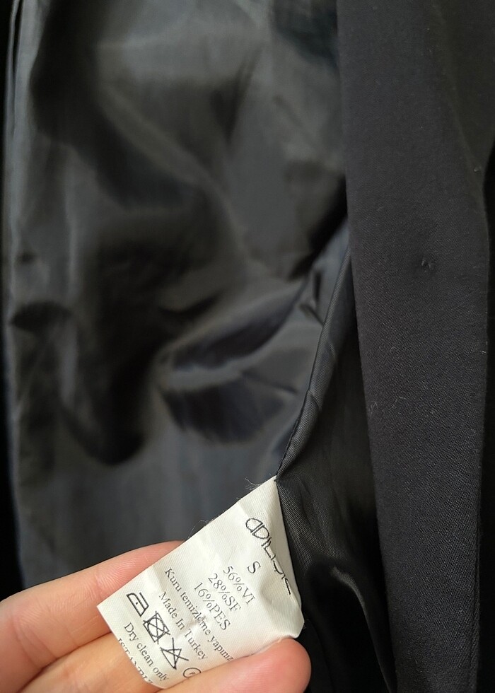 Adil Işık Siyah Blazer Ceket - Görsel 4