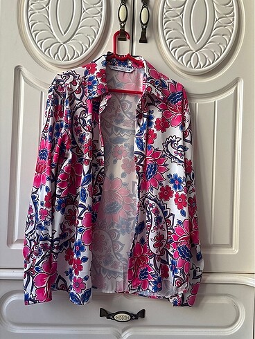 Zara Desenli Gömlek - Görsel 5