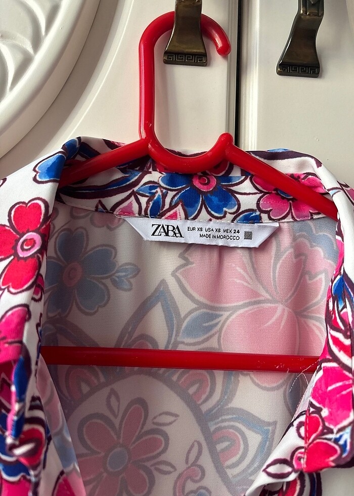 Zara Desenli Gömlek - Görsel 3