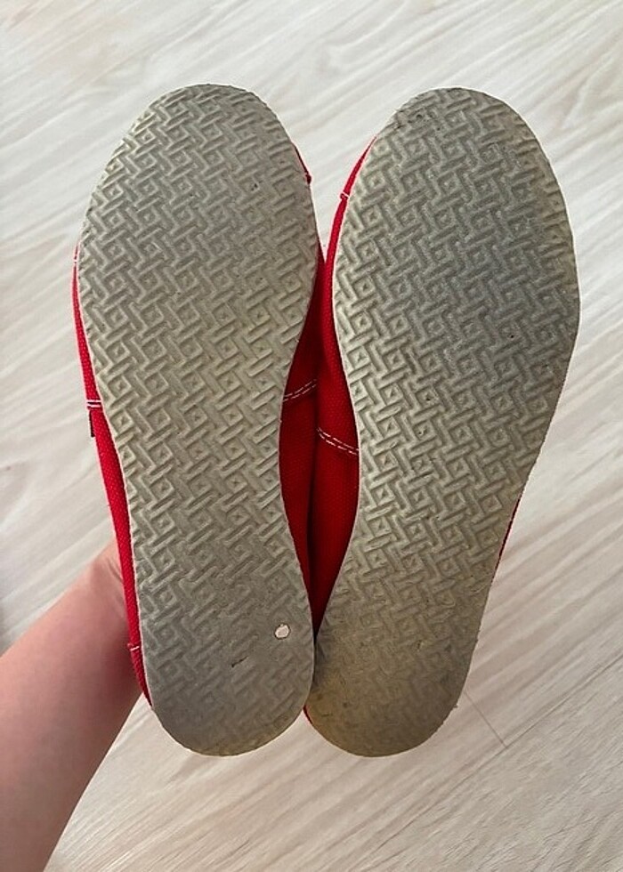 Kırmızı Espadril Ayakkabı - Görsel 2