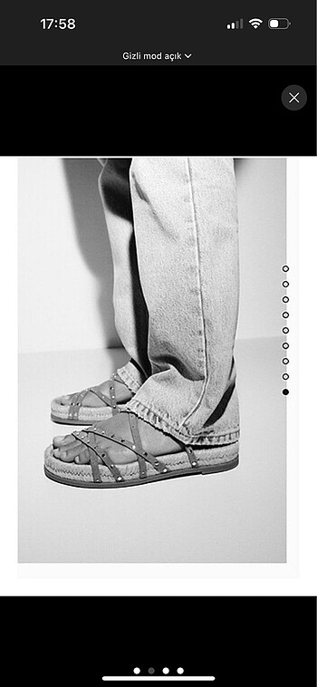 Zara Zımbalı Sandalet
