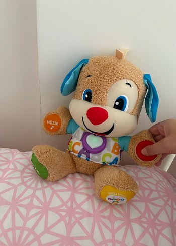 Fisher Price Fisher price eğitici köpekçik Renkli Müzikli Eğitici Peluş Köpek