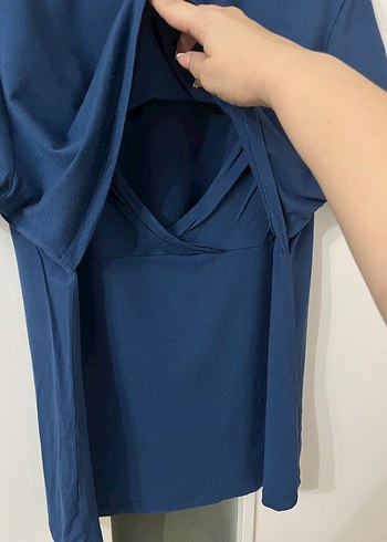 xl Beden mavi Renk Kısa Kollu Vintage Tişört