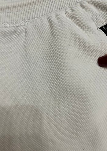 Beyaz Pamuklu Erkek Kısa Şort - Görsel 8