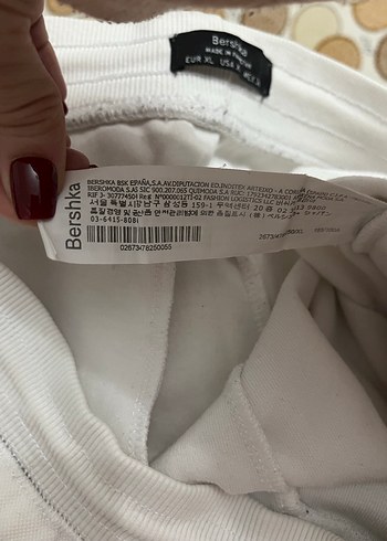 Beyaz Pamuklu Erkek Kısa Şort - Görsel 5