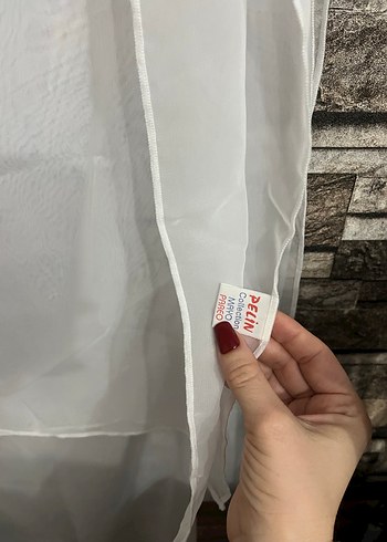 Beyaz Uzun Pareo - Görsel 3