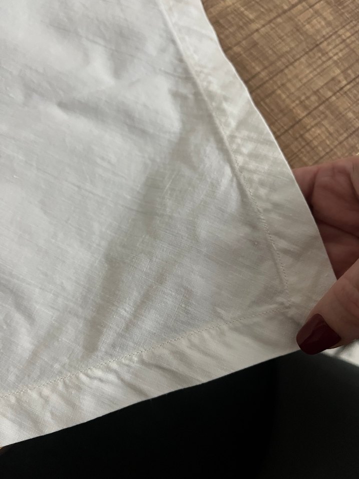 Nakışlı Beyaz sehpa Örtüsü - Görsel 5