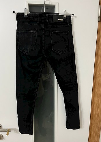 Siyah Regular Fit Denim kadın Jean - Görsel 2