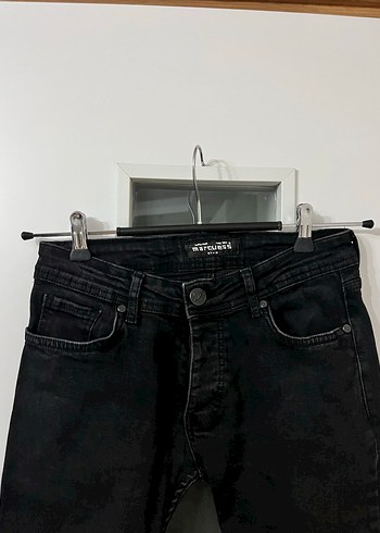 Siyah Regular Fit Denim kadın Jean - Görsel 7