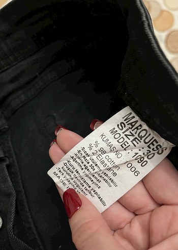 Siyah Regular Fit Denim kadın Jean - Görsel 5