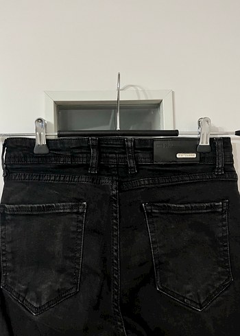 Siyah Regular Fit Denim kadın Jean - Görsel 8