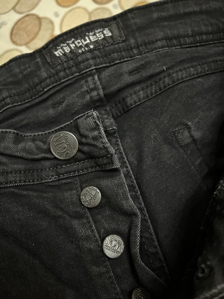 Siyah Regular Fit Denim kadın Jean - Görsel 4