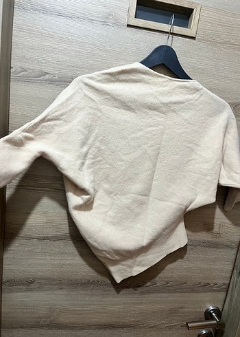 Asimetrik yün kazak - Görsel 6