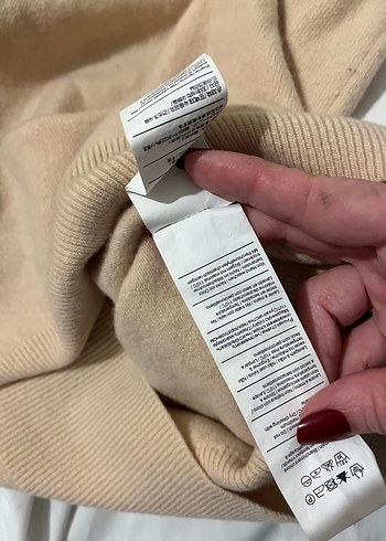 Asimetrik yün kazak - Görsel 3