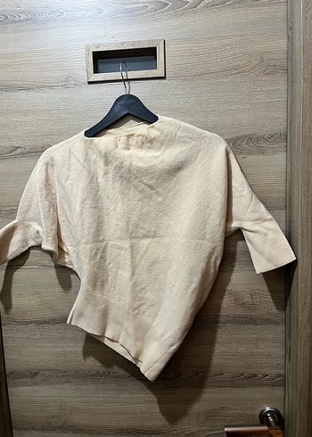 Asimetrik yün kazak - Görsel 5