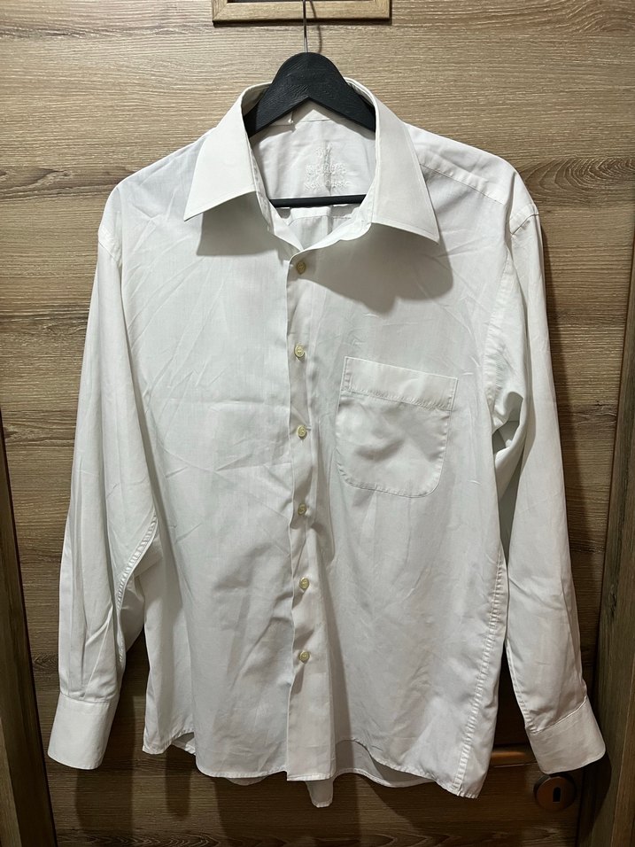 Beyaz klasik gömlek 39/40 - Görsel 3