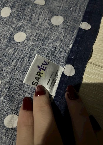 Puantiyeli düz çarşaf - Görsel 9