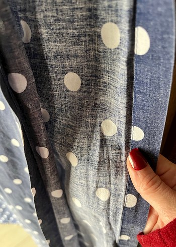 Puantiyeli düz çarşaf - Görsel 4