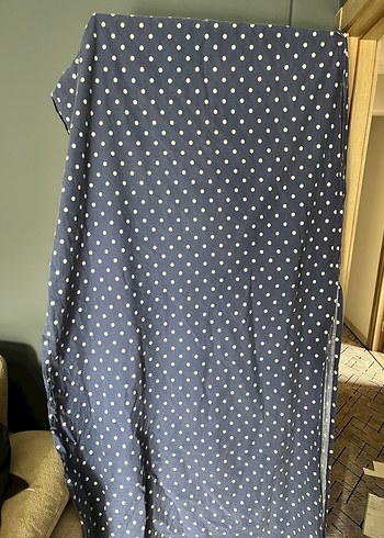 Puantiyeli düz çarşaf - Görsel 6