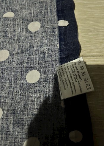 Puantiyeli düz çarşaf - Görsel 8