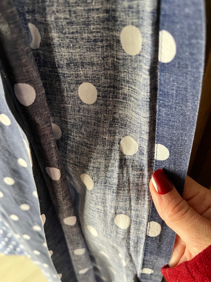 Puantiyeli düz çarşaf - Görsel 4