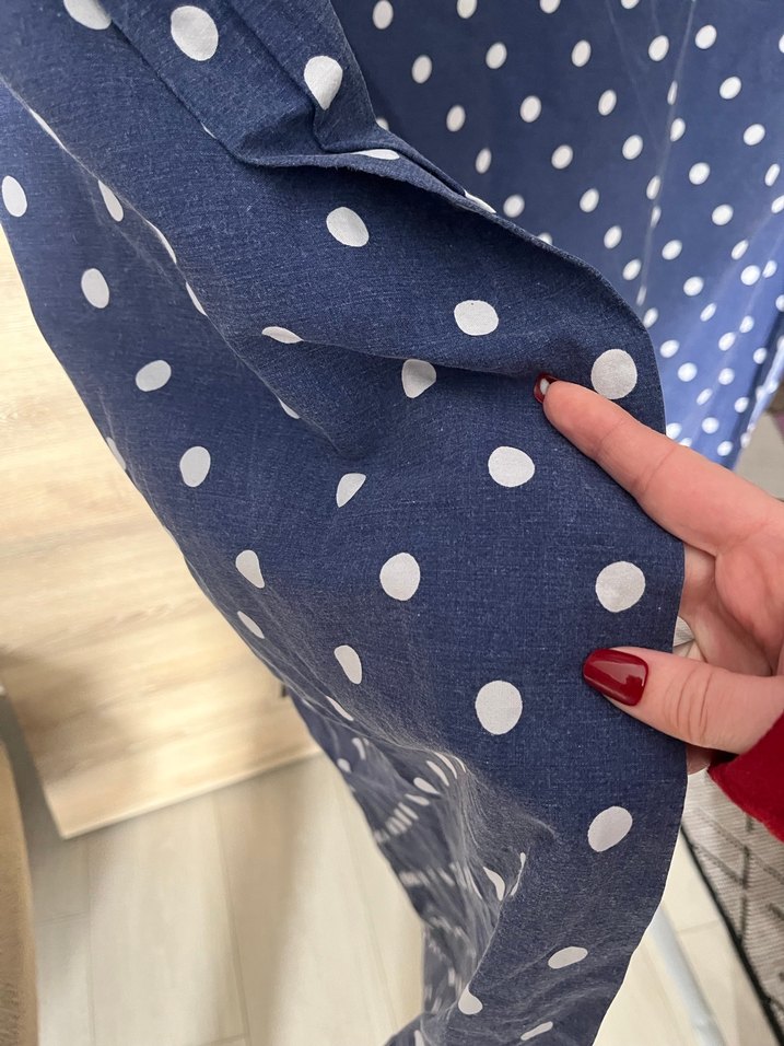 Puantiyeli düz çarşaf - Görsel 5