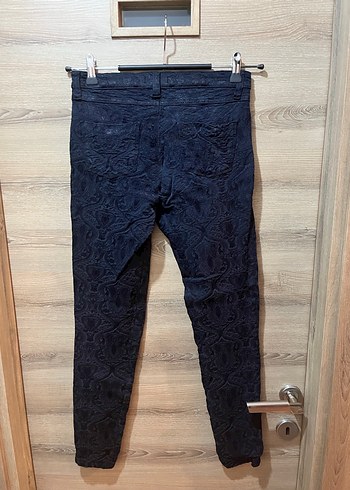 Jakar Dokulu Siyah Şık Pantolon - Görsel 6