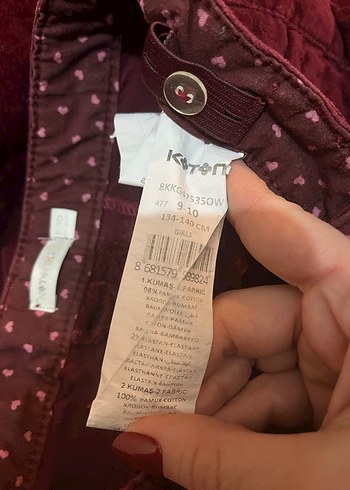 Kadife Çocuk Pantolonu - Görsel 4