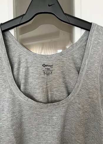xxl Beden Gri Kolsuz Atlet