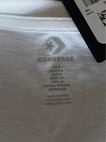 s Beden Converse pamuklu tişört
