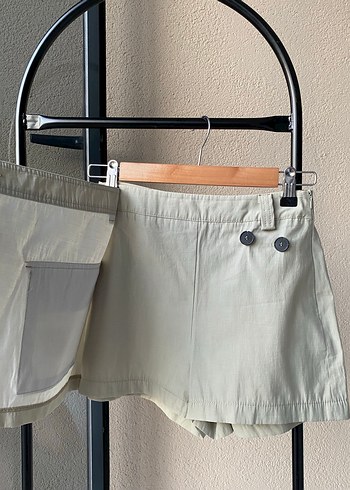 xs Beden ten rengi Renk Bershka Şort Etek