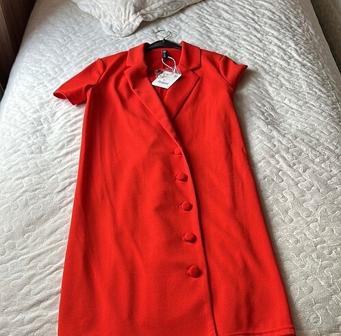s Beden kırmızı Renk Zara elbise