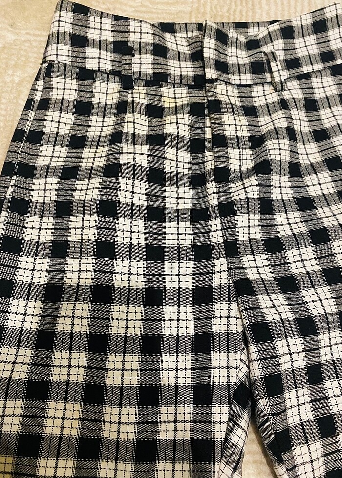 Kareli pantolon - Görsel 3