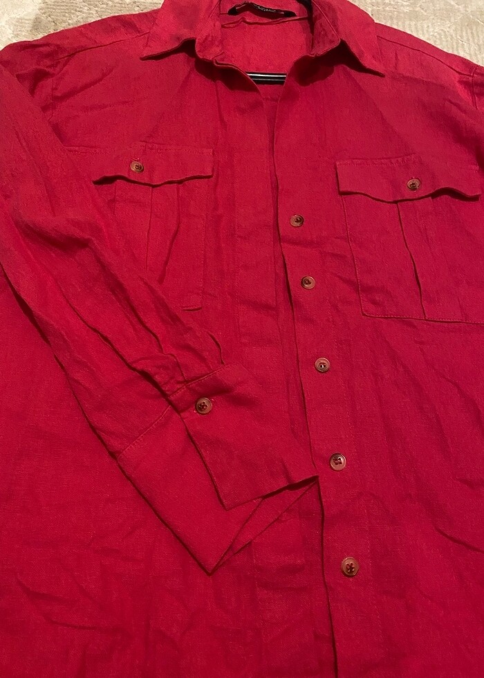 Keten gömlek - Görsel 3