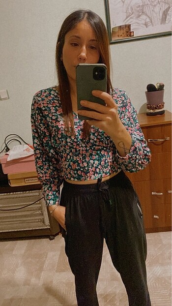 Çiçekli bluz - Görsel 5