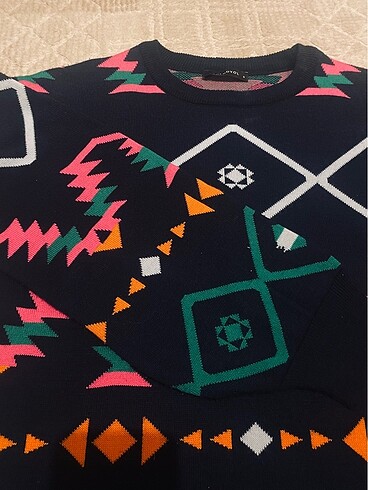 Renkli kazak - Görsel 2