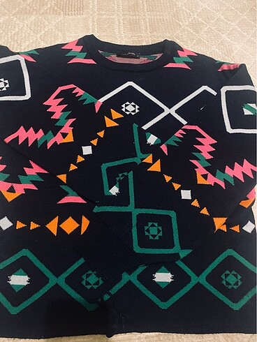 Renkli kazak - Görsel 4