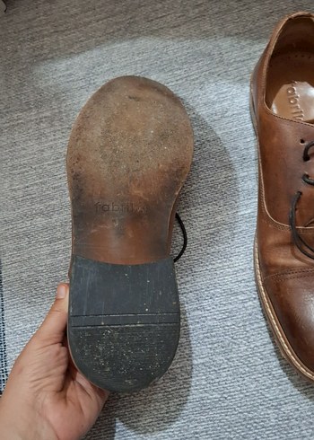 Kahverengi Deri Klasik Erkek Ayakkabısı - Görsel 3