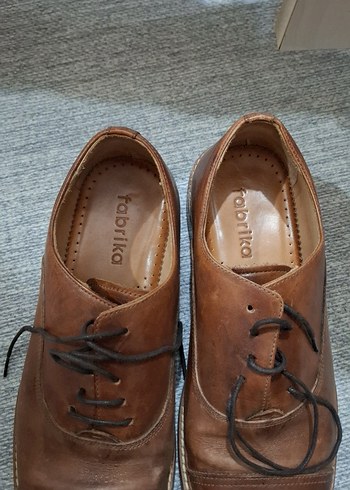 Kahverengi Deri Klasik Erkek Ayakkabısı - Görsel 2