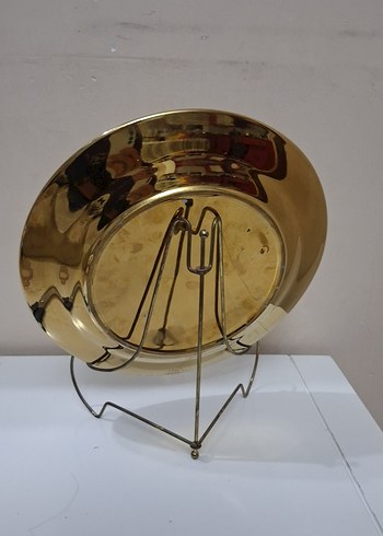 Altın Renkli Desenli Tabak - Görsel 2