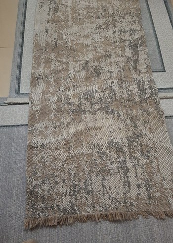 Bej ve Gri Yılan Desenli Modern Halı - Görsel 2